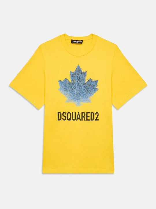 Obrázek produktu Triko s potiskem Dsquared2 žlutá