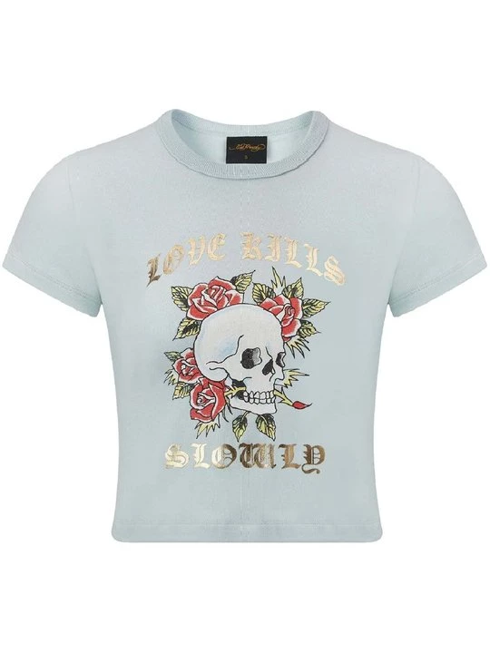 Obrázek produktu Triko s potiskem Ed Hardy světle modrá