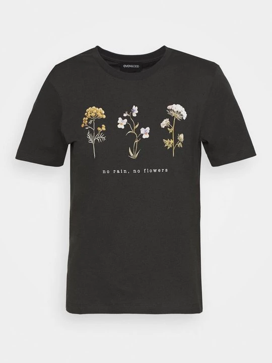 Obrázek produktu Triko s potiskem Even&Odd By Zalando antracitová