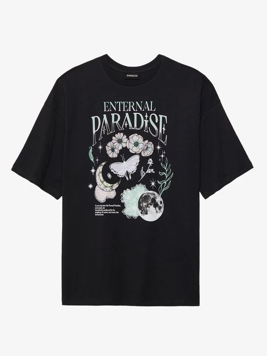 Obrázek produktu Triko s potiskem Even&Odd By Zalando černá