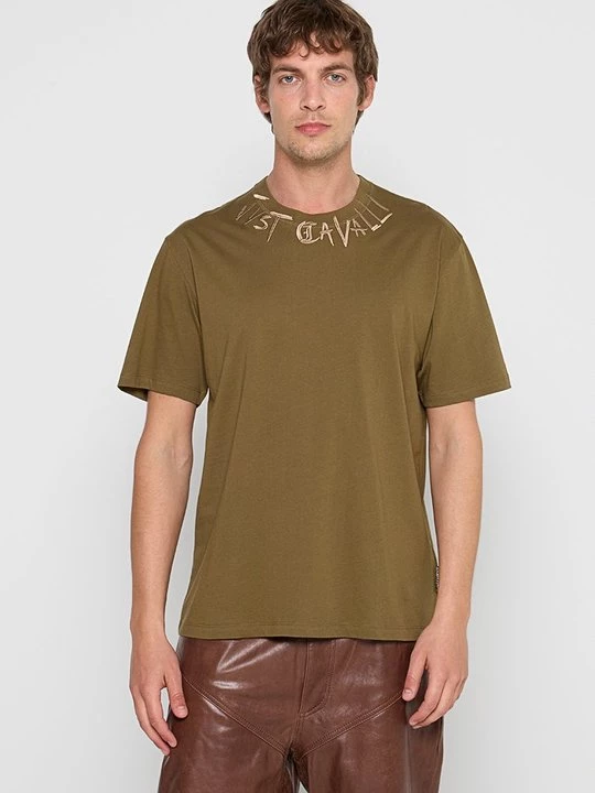 Obrázek produktu Triko s potiskem Just Cavalli khaki