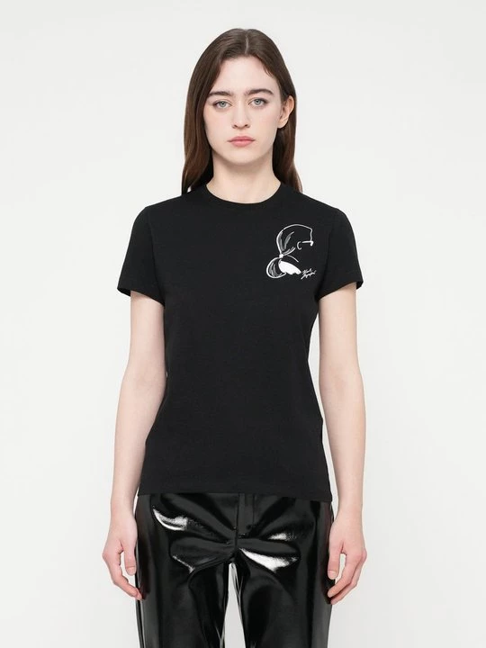 Obrázek produktu Triko s potiskem KARL LAGERFELD černá
