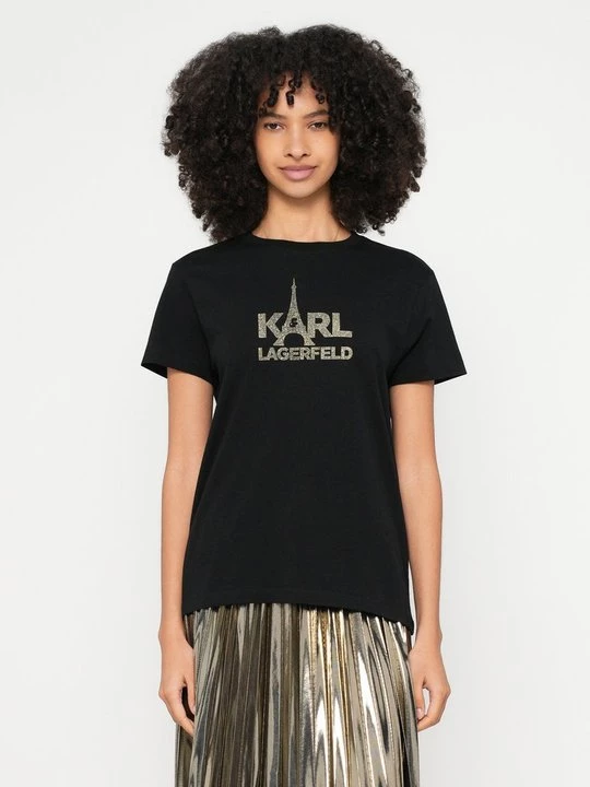 Obrázek produktu Triko s potiskem KARL LAGERFELD černá