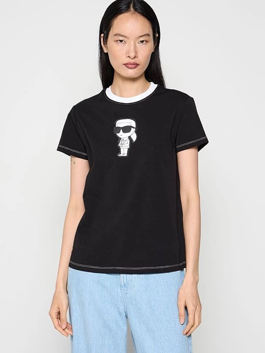 Obrázek produktu Triko s potiskem KARL LAGERFELD černá