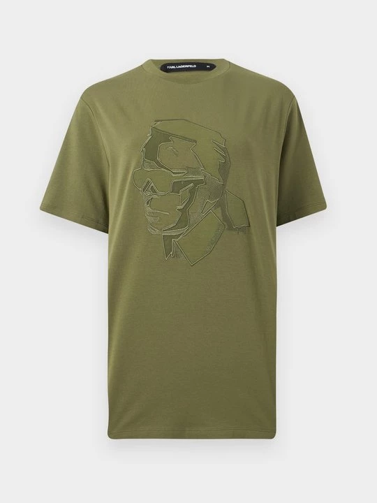 Obrázek produktu Triko s potiskem KARL LAGERFELD khaki