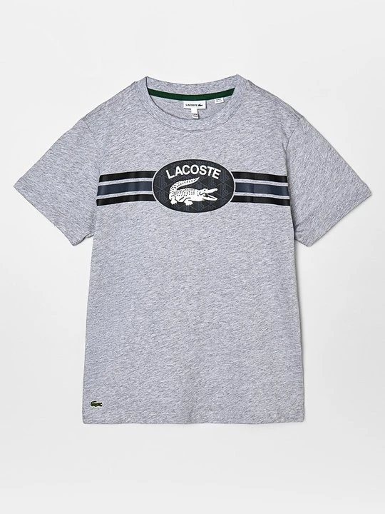 Obrázek produktu Triko s potiskem Lacoste stříbrná