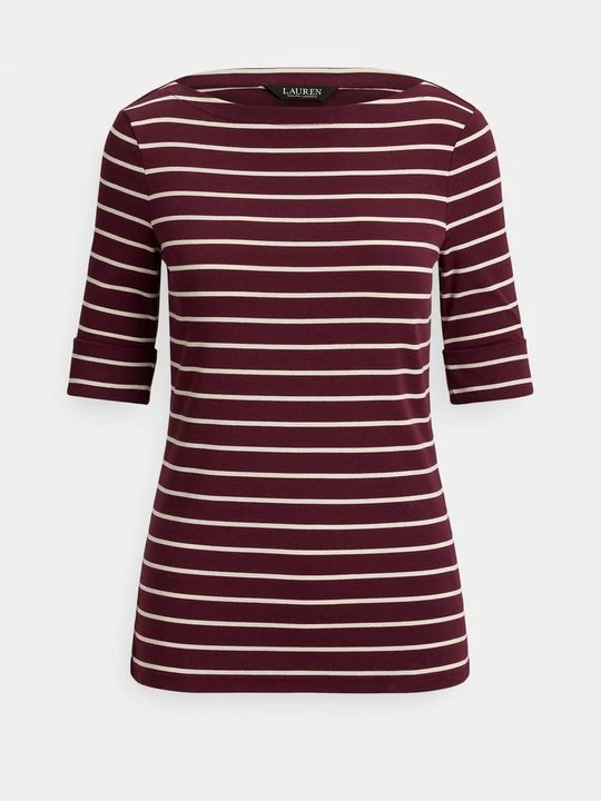 Obrázek produktu Triko s potiskem Lauren Ralph Lauren tmavě červená