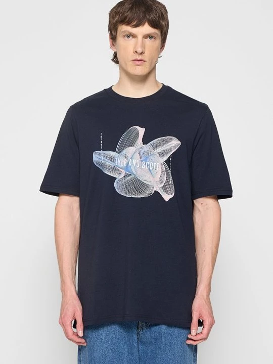 Obrázek produktu Triko s potiskem Lyle & Scott tmavě modrá
