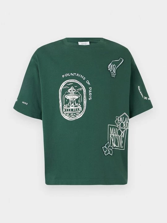 Obrázek produktu Triko s potiskem Maison Kitsuné zelená