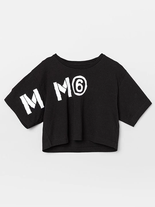 Obrázek produktu Triko s potiskem MM6 Maison Margiela černá
