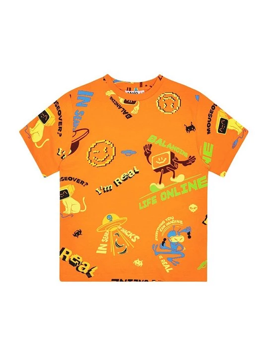 Obrázek produktu Triko s potiskem Molo oranžová