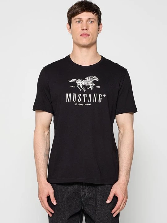Obrázek produktu Triko s potiskem Mustang černá