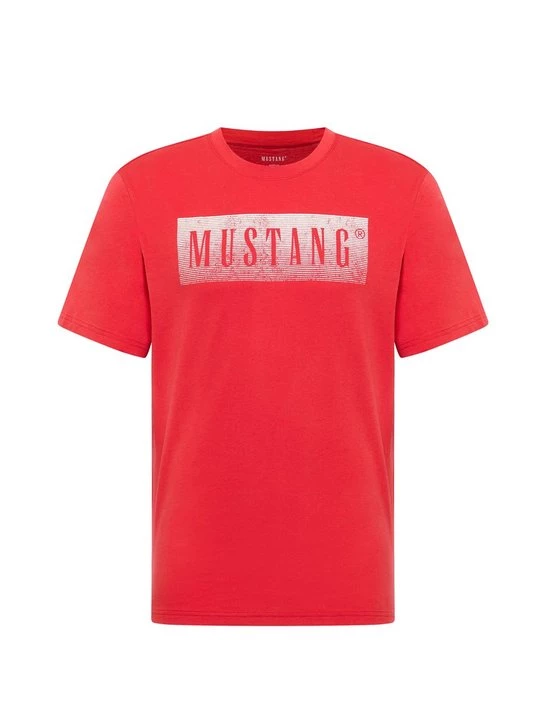 Obrázek produktu Triko s potiskem Mustang červená