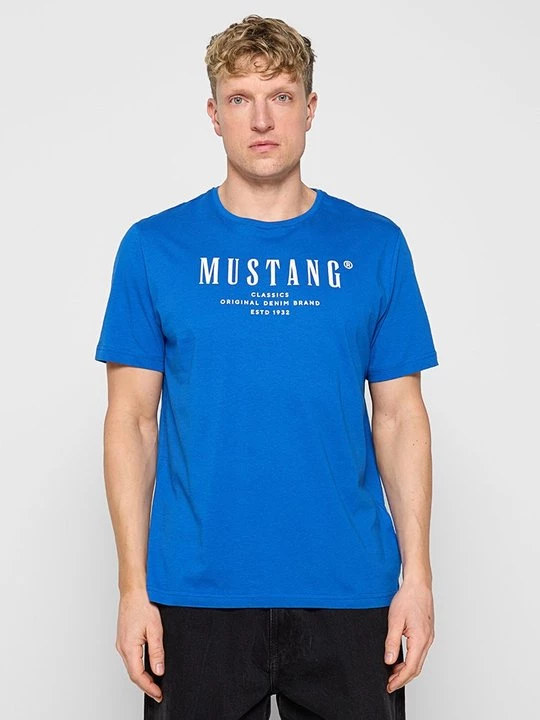 Obrázek produktu Triko s potiskem Mustang modrá