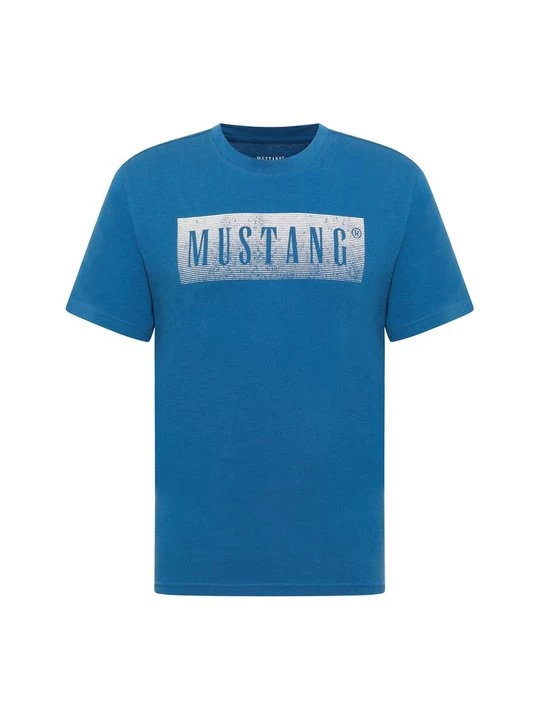 Obrázek produktu Triko s potiskem Mustang světle modrá