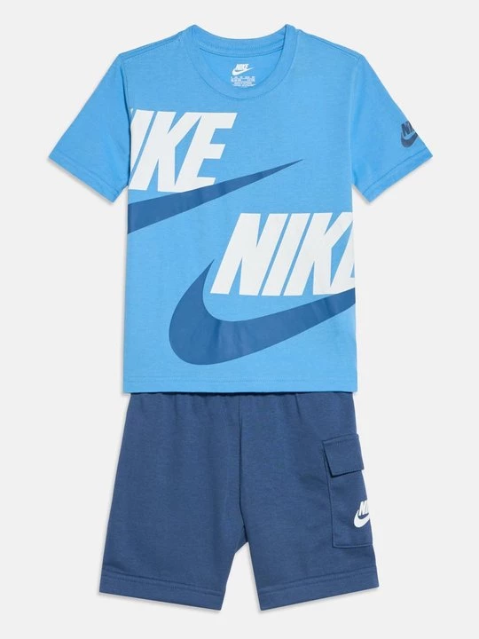 Obrázek produktu Triko s potiskem Nike šedomodrý denim
