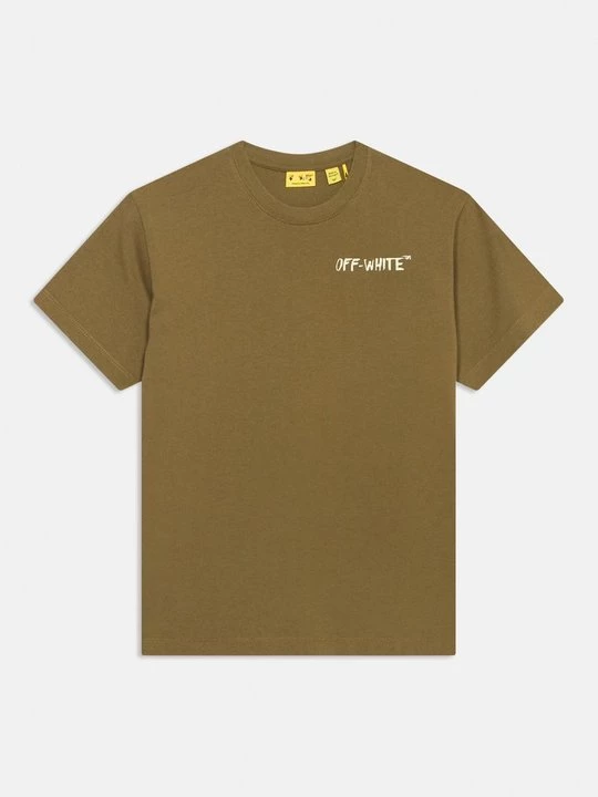 Obrázek produktu Triko s potiskem Off White olivová