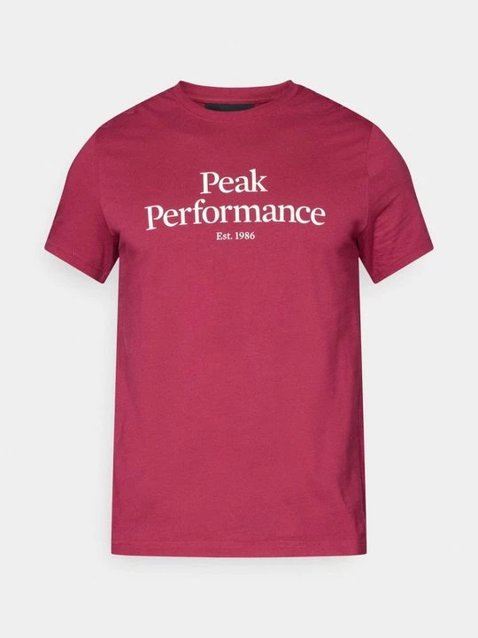 Obrázek produktu Triko s potiskem Peak Performance bordeaux