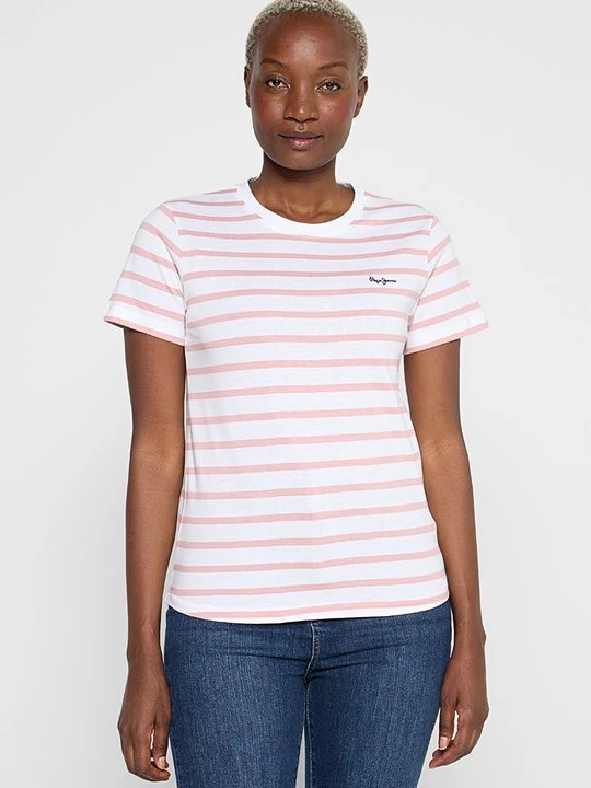 Obrázek produktu Triko s potiskem Pepe Jeans světle růžová