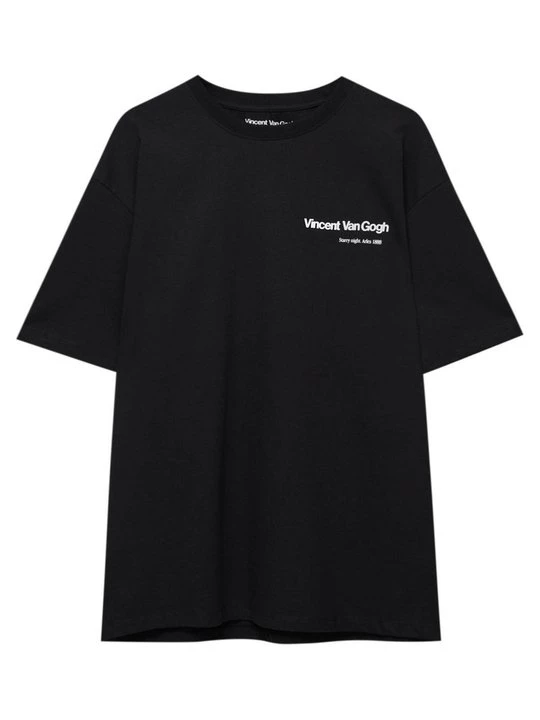 Obrázek produktu Triko s potiskem PULL&BEAR černá