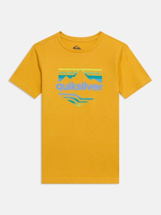 Obrázek produktu Triko s potiskem Quiksilver melírovaná žlutá