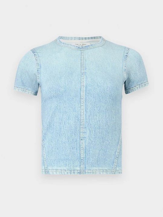 Obrázek produktu Triko s potiskem rag & bone světlemodrý denim
