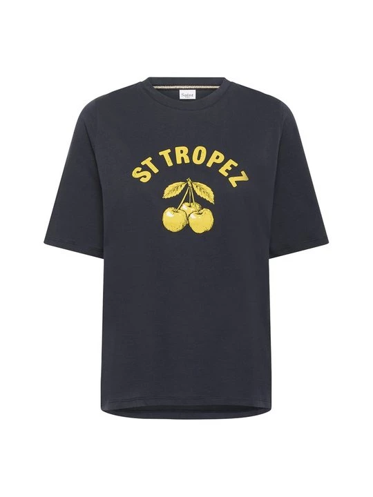 Obrázek produktu Triko s potiskem Saint Tropez tmavomodrý denim
