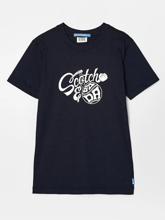 Obrázek produktu Triko s potiskem Scotch & Soda černá