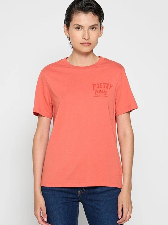 Obrázek produktu Triko s potiskem Scotch & Soda korálová