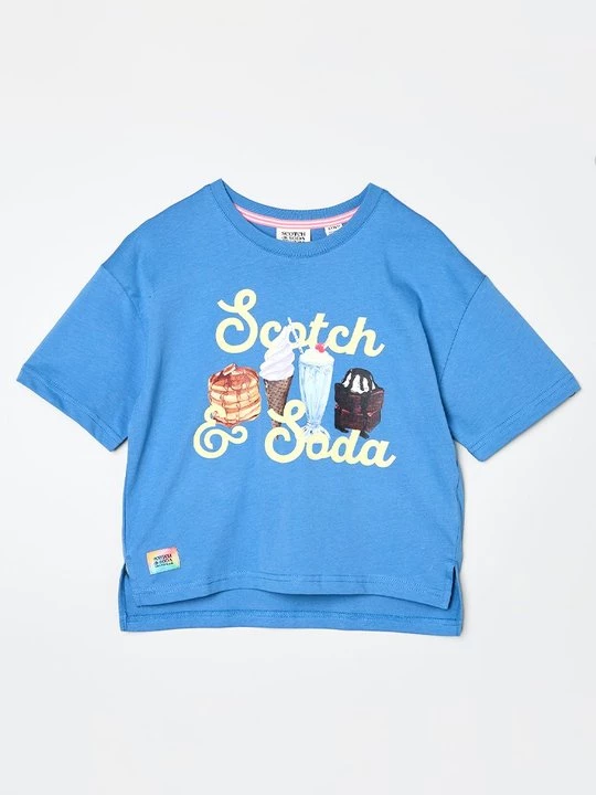 Obrázek produktu Triko s potiskem Scotch & Soda modrá