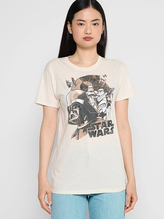 Obrázek produktu Triko s potiskem Star Wars béžová