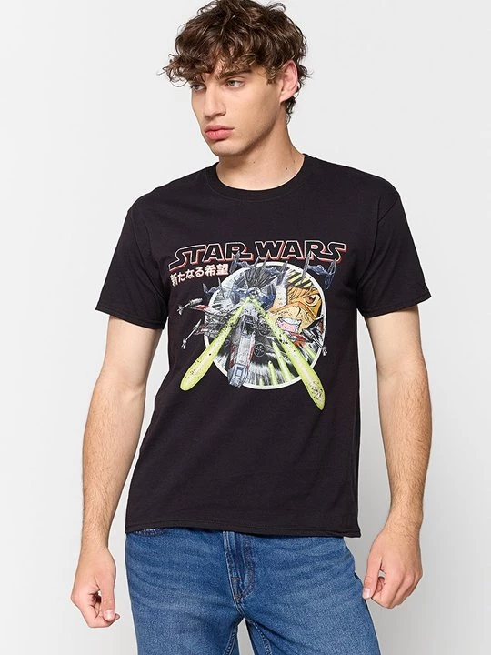 Obrázek produktu Triko s potiskem Star Wars černá