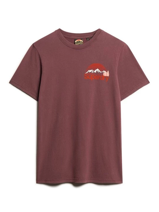 Obrázek produktu Triko s potiskem Superdry hnědá