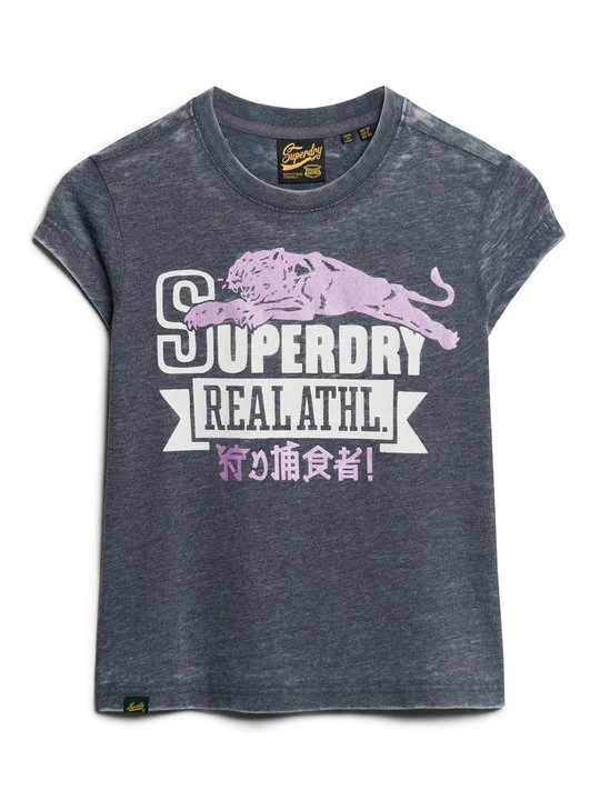 Obrázek produktu Triko s potiskem Superdry modrá