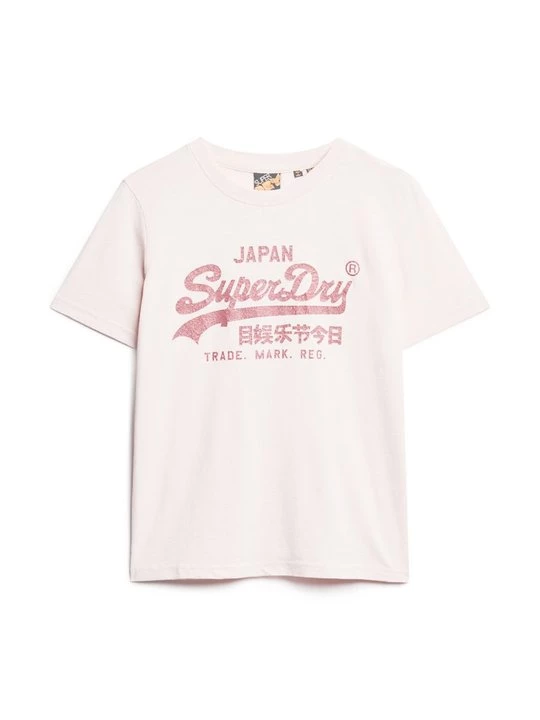 Obrázek produktu Triko s potiskem Superdry růžová