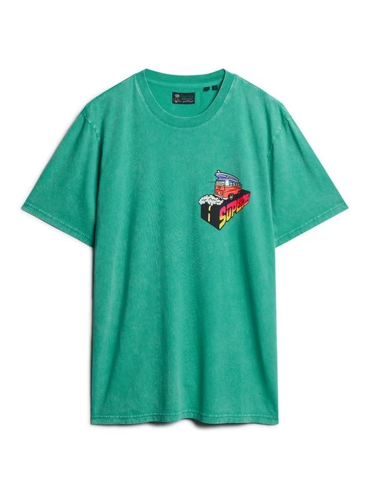 Obrázek produktu Triko s potiskem Superdry zelená