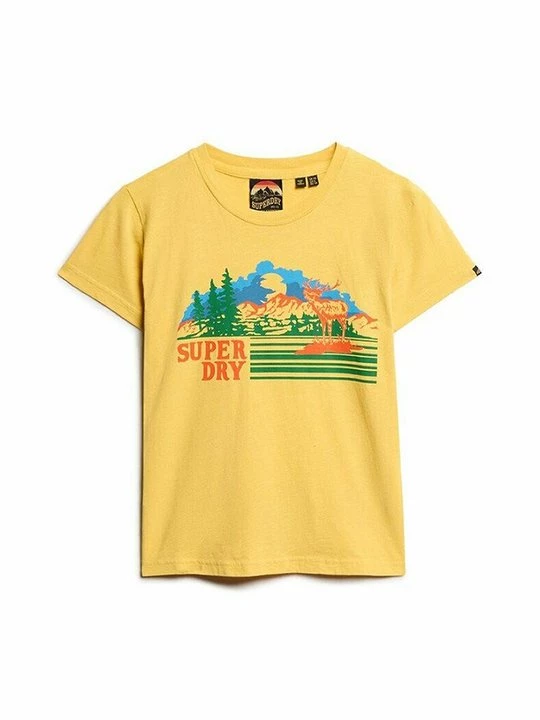 Obrázek produktu Triko s potiskem Superdry žlutá