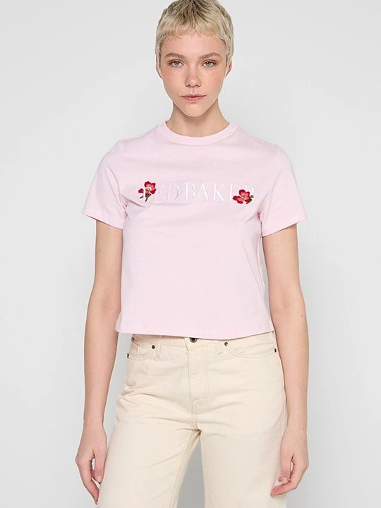 Obrázek produktu Triko s potiskem Ted Baker světle růžová