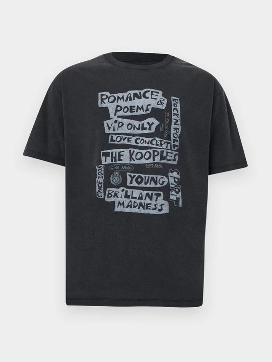 Obrázek produktu Triko s potiskem The Kooples černá