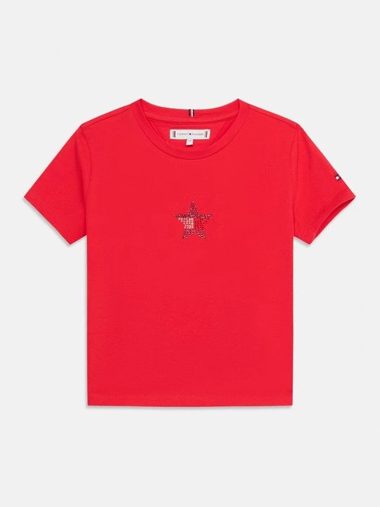 Obrázek produktu Triko s potiskem Tommy Hilfiger červená