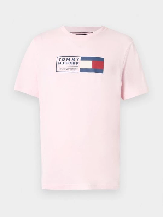 Obrázek produktu Triko s potiskem Tommy Hilfiger světle růžová