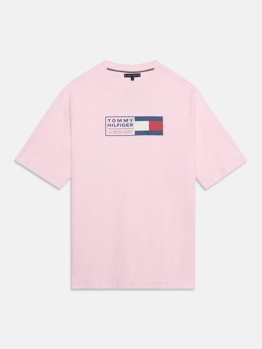 Obrázek produktu Triko s potiskem Tommy Hilfiger světle růžová