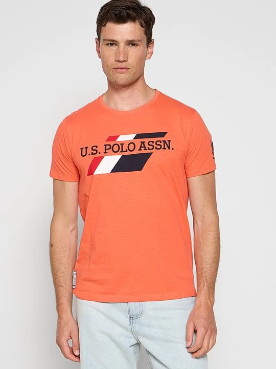 Obrázek produktu Triko s potiskem U.S. POLO ASSN. oranžová