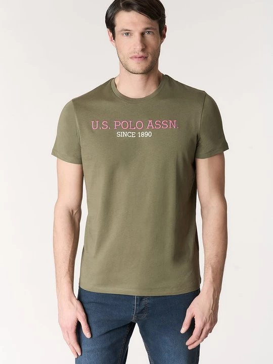 Obrázek produktu Triko s potiskem U.S. POLO ASSN. tmavě zelená