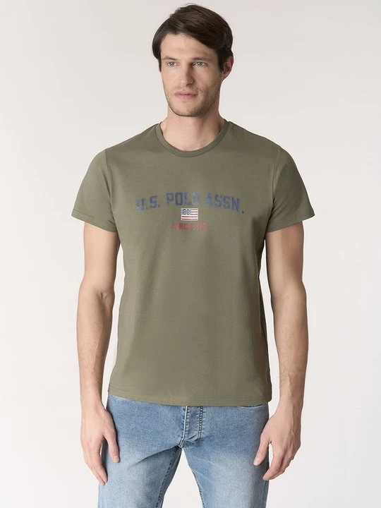 Obrázek produktu Triko s potiskem U.S. POLO ASSN. tmavě zelená