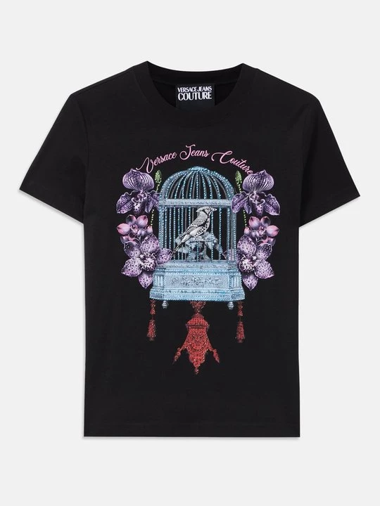 Obrázek produktu Triko s potiskem Versace Jeans Couture černá