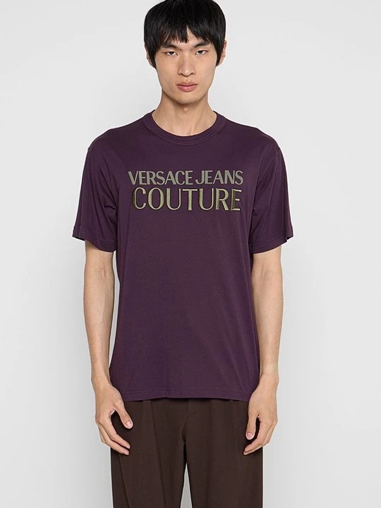 Obrázek produktu Triko s potiskem Versace Jeans Couture lila