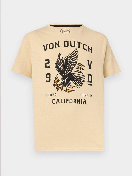 Obrázek produktu Triko s potiskem Von Dutch béžová
