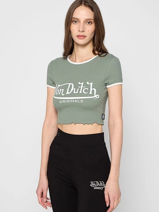 Obrázek produktu Triko s potiskem Von Dutch zelená