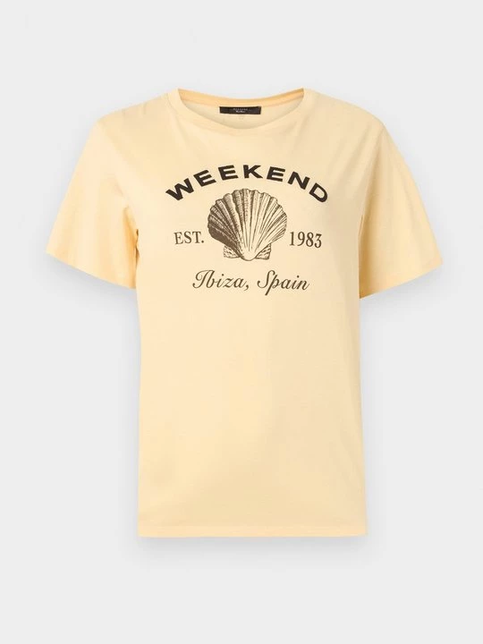 Obrázek produktu Triko s potiskem Weekend Max Mara žlutá